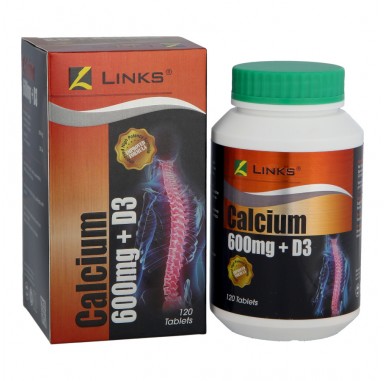 Links Calcium 600mg + D3